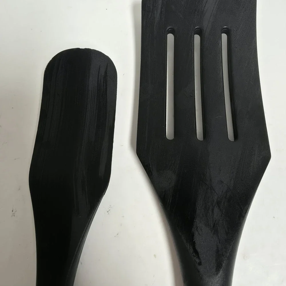 Mad Hungry 2-Pc Silicone Spurtle Set Black Mini Spatula & Slotted Turner